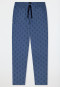 Hose lang faded denim bedruckt - Mix+Relax
