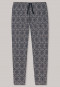 Pantalon long interlock fin beige à motifs - Mix & Relax