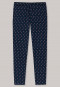 Broek lang fijn interlock suikerstokken rood  Mix + Relax