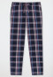 Hose lang Flanell Organic Cotton Karos multicolor - Mix+Relax