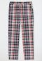 Hose lang Flanell Organic Cotton Karos multicolor - Mix+Relax