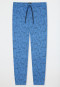 Lange broek met bedrukt maritiem indigo - Mix+ Relax