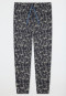 Long nautical patterned pants navy - Mix+Relax