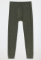 Pants long organic cotton heather green - Essentials