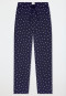 Lange broek stippen donkerblauw - Mix+ Relax