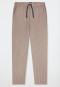 Hose lang Single Jersey Jacquard Streifen nougat - Mix+Relax