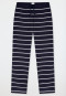 Pantalon long à rayures bleu foncé - Mix+Relax