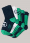 Confezione da 5 calzini per bambini multicolore - calcio