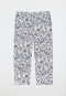 Loungehose 3/4-lang Blumenprint multicolor - Mix+Relax