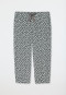Loungehose 3/4-lang Modal Bündchen Punkte jade - Mix+Relax
