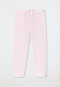 Loungehose 3/4-lang Modal Bündchen Punkte powder pink - Mix+Relax