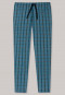 Long lounge pants interlock blue checkered - Mix+Relax