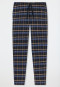 Long lounge pants jersey checked multicolored - Mix & Relax