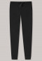 Lounge pants long modal cuffs black - Mix + Relax