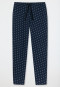 Pantalon d'intérieur long coton bio lilas imprimé - Mix+Relax
