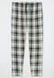 Loungehose lang Webware Organic Cotton Karos mehfarbig - Mix+Relax