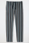 Loungehose lang Webware Organic Cotton Streifen mehrfarbig - Mix+Relax