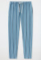 Loungehose lang Webware Organic Cotton Streifen mehrfarbig - Mix+Relax