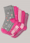 Lot de 5 chaussettes fille curs multicolores - étoile