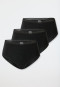 Midi-Slips 3er-Pack Spitze schwarz - Modern Multipacks