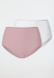 Midislip 2er-Pack Organic Cotton weiß/ zartrosa - 95/5