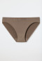 Mini panties seamless matte brown - Seamless Light