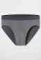 Minislip Organic Cotton gemustert anthrazit - Comfort Fit