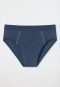 Mini Slip in cotone biologico con piping admiral - Comfort Fit