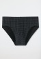 Minislip schwarz kariert - Cotton Casuals
