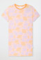 Chemise de nuit à manches courtes, motif citrons, couleur orange pêche - Nightwear pour enfants
