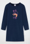 Camicia da notte a maniche lunghe in cotone biologico con motivo di koala e luna, effetto glitter, blu scuro - Girls World