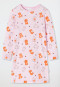 Nachthemd langarm Organic Cotton Teddys Herzen rosa - Natural Love
