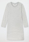 Chemise de nuit à manches longues, avec rayures, gris argenté chiné - Casual Essentials