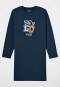 Nachthemd langarm wild blau - Nightwear