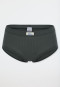 Dark green fine rib panty - Revival Paula