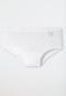 Panty fijnrib wit - Ajourée
