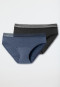 Period panties 2-pack lace black/lilac - Secret Care