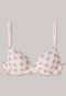 Soutien-gorge push-up rembourré avec armatures curs rose tendre - I mog di