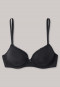 Push-up-BH mit Bügel und Spitze schwarz - Pure Micro