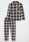Pyjama Webware Flanell natur kariert - Selected Premium Warming