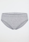 Rio-Slip Doppelripp Organic Cotton grau meliert - Pure Rib