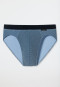 Slip Rio interlock fin imprimé air/bleu foncé - Fine Interlock