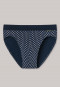 Rio bikini brief graphic pattern dark blue/medium brown - Fashion Daywear