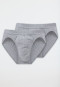 Rio briefs, 2-pack, gray? mottled - Authentic