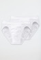 Confezione da 2 slip Rio di colore bianco - Authentic