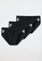 Confezione da 3 slip Rio cotone biologico righe nere - 95/5