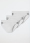 Slip Rio in confezione da 3 cotone biologico a righe bianche - 95/5