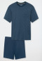 Pyjamas short breast pocket admiral patterned - Comfort Essentials