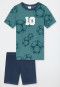 Short pyjamas soccer green - Boys World