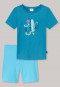 Pajamas short Hawaii surfer palms blue - Rat Henry